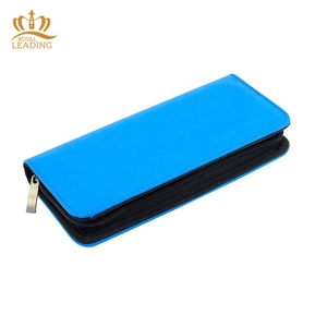 Bolsa de tijeras de cuero, suministros de barbería, accesorios de tijeras, funda de soporte, precio barato - Product Image 4