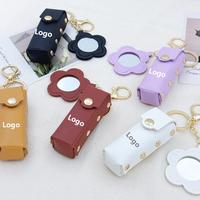 Pochette cosmétique de luxe en cuir pour lèvres, nouveau design personnalisé, pour femmes