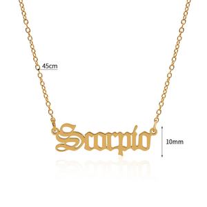 Collar Personalizado con Nombre en Inglés para Mujer y Hombre, Cadena de Acero Inoxidable en Color Oro y Plata, Collar con Letras, Joyería Chapada en Oro - Product Image 3