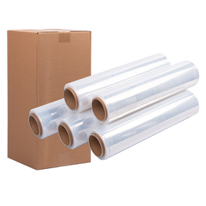Transparent Stretch Film Pallet Wrapping Film Pallet <b>Plastic</b> Lldpe Wrap Pe Stretch Film Pallet <b>Shrink</b> Wrap - Product Image 1