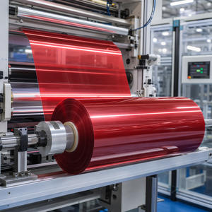 Film de protection en silicone PET rouge vif Tensfilm - Product Image 3