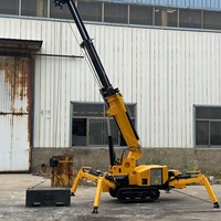 Nouvelle mini-grue araignée CE, capacité 1,2T, hauteur de levage 7m, commande à distance pour opérations en espace restreint - Vente directe fabricant