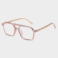 81353 Lunettes de vue rondes anti-lumière bleue personnalisées en TR90, bloquant la lumière bleue des écrans d'ordinateur