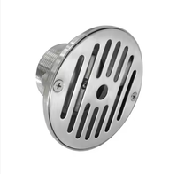 Buse de retour d'eau pour piscine et SPA en acier inoxydable et ABS, entrée de vide 1,5/2 pouces, accessoires légers pour piscine