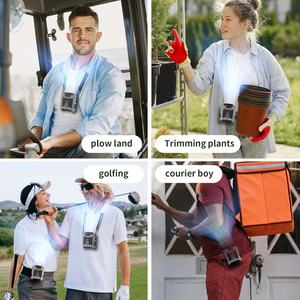 Socool Fan 10000mah <b>Camping</b> Fan Portable <b>Battery</b> Operated Waist Fan Usb Power <b>Bank</b> with Clip Plastic Brushless Motor Outdoor OEM - Product Image 3