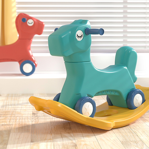 Mainan Skuter Multifungsi untuk Bayi, Balita Kecil Kuda Goyang untuk Kepala Bayi Skuter Multifungsi untuk Bayi Memperluas Pedal Mainan Kuda Goyang - Product Image 2