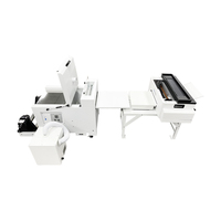 Machine d'impression par transfert DTF A3 L1800 avec secoueur de poudre, sécheur, circulation automatique d'encre blanche et presse à chaud pour vêtements et sacs