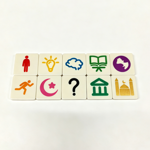Jetons en plastique personnalisés, forme carrée, imprimables, pour jeux éducatifs, jetons <span class=keywords><strong>de</strong></span> comptage en petites quantités, accessoires <span class=keywords><strong>de</strong></span> jeux <span class=keywords><strong>de</strong></span> société - Product Image 6