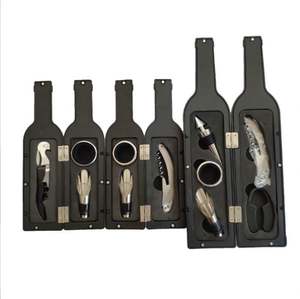 Juego de abridor de botellas de vino multifunción creativo de acero inoxidable con vertedor, caja de regalo incluida, para uso en casa, bar o al aire libre, de alta calidad - Product Image 4