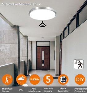 Công nghệ mới 5.8GHz Radar cảm biến chuyển động Pop Đèn trần tự động 60S nhôm 36W thông số tùy chỉnh - Product Image 5