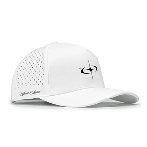 Gorra <span class=keywords><strong>de</strong></span> Béisbol Deportiva Performance Sports Open Golf, Transpirable, <span class=keywords><strong>de</strong></span> 5 Paneles, con Orificios Cortados con Láser, Blanca - Product Image 1