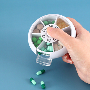 Sunshing <span class=keywords><strong>Pill</strong></span> Crusher Cutter <span class=keywords><strong>Box</strong></span> y học ngực Dispenser nhắc nhở du lịch lưu trữ hàng tuần hàng tháng <span class=keywords><strong>Pill</strong></span> <span class=keywords><strong>Box</strong></span> Organizer - Product Image 5