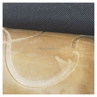 Rouleau d'emballage 4x25m 100% polyester salon maison vison gaufré mur à mur tapis hôtel