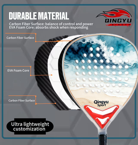 Racchetta <span class=keywords><strong>da</strong></span> Padel Personalizzata Unisex in Fibra di Carbonio, per Allenamento, Competizione, Spiaggia, Tempo Libero e Sport all'Aperto - Product Image 5