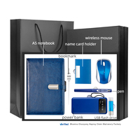 Nouvelle Offre : Ensemble Cadeau Personnalisé avec Logo – Carnet A5 Uni, Clé USB, Stylo, Batterie Externe, Marque-page, Porte-Cartes de Visite et Souris – Prix Réduit