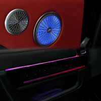 Éclairage d'ambiance intérieur SJC pour Land Rover Range Rover Sport 2014-2022, symphonie dynamique, lumière de couvercle de haut-parleur LED 64 couleurs