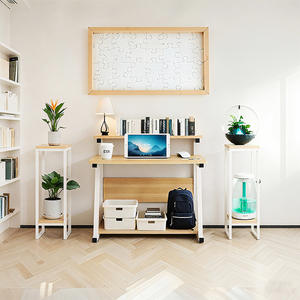 Escritorio de Computadora Portátil de Vidrio Templado de 70 cm para Dormitorio Pequeño, Estudio, Mini Escritorio Individual para Uso Doméstico, Tamaño de 60 cm - Product Image 3