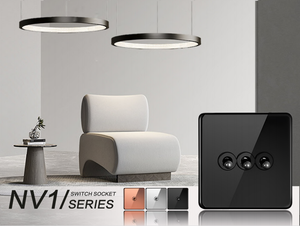 <span class=keywords><strong>Niva</strong></span> Custom 1 Gang Dimmer interruttore a muro-levetta in acciaio inossidabile con luce in ottone, Regno Unito Standard 220V 13A per prese elettriche domestiche - Product Image 4