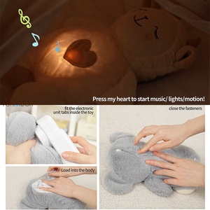 AJB Toy Soothe Snuggle Otter, Peluche Portátil con Sonidos, Luces y Movimiento de Respiración, Muñeco de Peluche - Product Image 2