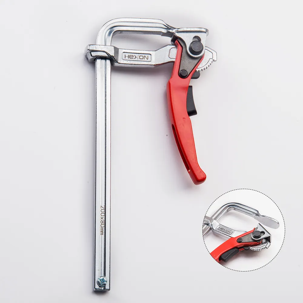 Forged frame ratchet bar clamp F clamp wood clamp