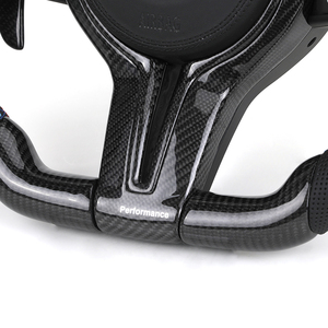 <span class=keywords><strong>Volant</strong></span> sport en cuir semi-perforé avec LED, finition carbone, pour BMW Série <span class=keywords><strong>1</strong></span> F10/F30/F32/F36/F80/M4/F82/X5/E70/E71 - Product Image 4