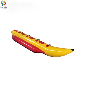 Nave di banana gonfiabile di alta qualità, banana boat gonfiabile, giocattolo gonfiabile del gioco dell'acqua per lo sport acquatico