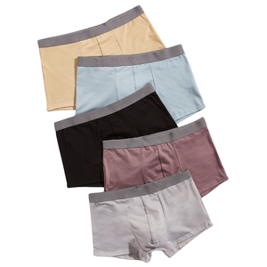 Calzoncillos Bóxer de Algodón de Punto de Tiro Medio de Alto Rendimiento para Hombre, Ajuste Atlético, Transpirables, de Secado Rápido, Ecológicos, Suministro al por Mayor - Product Image 6