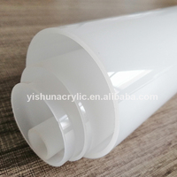 Fabricant Yishun, éclairage LED personnalisé, tube en plastique PMMA, lumière diffuse, tube en acrylique de diffusion