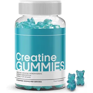 Well Designed Creatine Monohydrate Gummies For Muscle Strength Muscle Builder Energy Boost Pre-Workout Supplement For Men Women