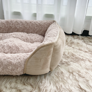 Cama de Lujo para Perros de Terciopelo, Resistente, para Mascotas Pequeñas y Medianas, Estilo Clásico, Ecológica, Material PP para Invierno, Se Acepta OEM - Product Image 2