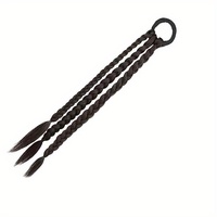 Sweet Cool Perruque Haute Queue de Cheval Twist Tresse Couleur Unie Twist Braid Perruque Accessoire pour Cheveux
