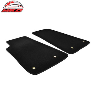 Alfombrillas para Chevy Camaro 10-15, alfombras antideslizantes de terciopelo negro, juego de 2 piezas - Product Image 2
