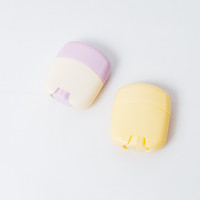 Nouveau stick compact rotatif ovale plat 20g en plastique pour masque de boue / contenant de stick parfumé pour le corps