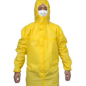 Ropa de Proteccion Quimica Basic Con Costuras Selladas Para Proteger Contra <span class=keywords><strong>La</strong></span> Contaminacion Por Particulas Radiactivas - Product Image 1