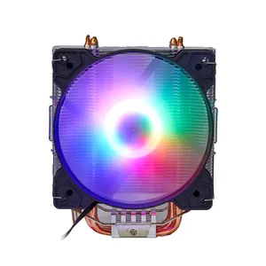 Özelleştirmek 4*6mm isı borusu LED hidro rulman 150W Intel DC12V bilgisayar fanı CPU soğutma fanı Intel AMD için