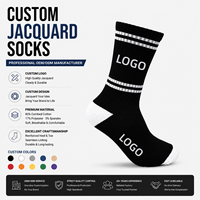 Chaussettes côtelées personnalisées OEM en gros avec logo, mélange de coton doux et respirant, unisexes, décontractées, pour le sport, pour hommes et femmes