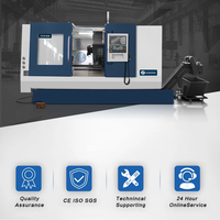 Tour CNC fraiseuses avec axe Y TCK56x500 5 axes lit oblique tour CNC prix Machine tours CNC
