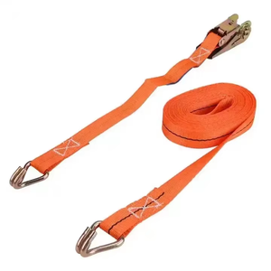 <span class=keywords><strong>Sangle</strong></span> à cliquet robuste de 25 mm (1 pouce) avec crochets pour le chargement de camions, capacité de 800 kg - Product Image 5