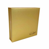 Boîte Cadeau Magnétique Dorée de Luxe Personnalisée pour Chocolats avec Logo