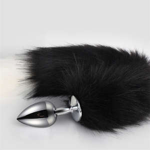 الأكثر مبيعًا ذيل الثعالب سدادة شرجية مؤخرة شرجي ذيل - Product Image 2