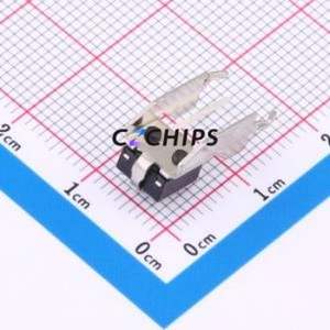 TC-00100FF-050C Tactile Switch Through hole,7.5x7.7mm Switch Single Pole Single Throw Round Button 1.6N Right Angle Insert - Product Image 2