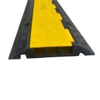 Rampe de protection pour câbles en caoutchouc résistant aux hautes températures, 3 canaux pour câbles d'alimentation