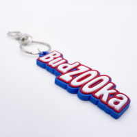 Porte-clés personnalisé en caoutchouc souple PVC 2D/3D créatif, idéal comme cadeau promotionnel