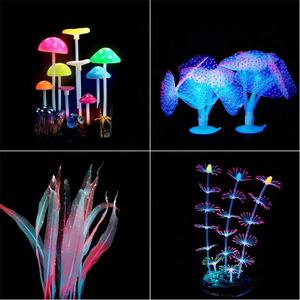 Siliconen Gloeiende Kunstmatige Aquarium Aquarium Koraal Planten Ornament Onderwater Huisdieren Decor - Product Image 6