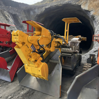 Machine de déblaiement et de chargement de matériaux efficace pour l'élimination des débris et le chargement des matériaux dans les tunnels miniers et les excavations