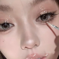 CHARM BEAUTY Logo personnalisé maquillage des yeux diamant brillant liquide fard à paupières Eyeliner stylo visage humide surligneur multifonction maquillage des yeux