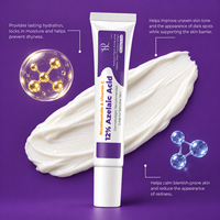 Crème à l'acide azélaïque OEM 12% avec niacinamide et vitamine C, apaise les rougeurs, améliore le teint, équilibre la peau pour les peaux sujettes à l'acné, marque privée