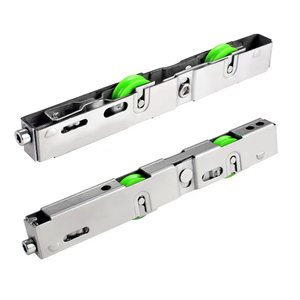 Ruedas de rodillo de puerta de patio de vidrio deslizante ajustable de acero inoxidable de bajo ruido con rodamientos para ventana Upvc y herrajes para puertas - Product Image 1