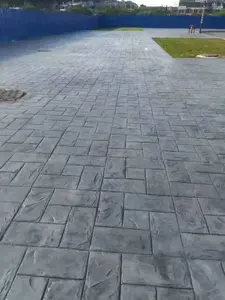 Molde de Construcción para Moldeo por Compresión de Hormigón, Patrón de Piedra en Forma de Abanico, ABS para Uso Exterior, Pavimento de Alta Resistencia - Product Image 3