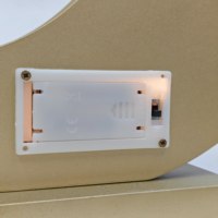 Lampe LED sans fil en forme de croissant de lune du Ramadan, disponible en plusieurs tailles, en panneau de fibres